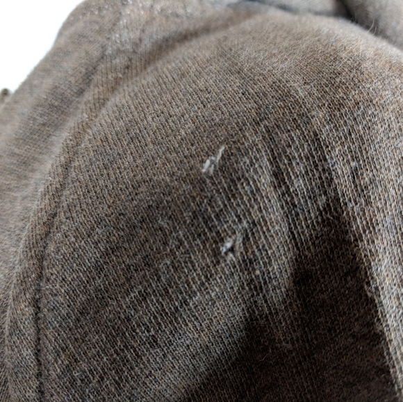 J. Crew Sweatshirt Vintage Fleece Brown Hoodie Toggles Outdoor Boho Streetwear - Picture 6 of 7